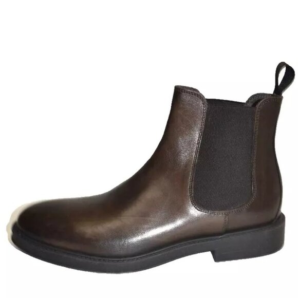 New! To Boot New York Wilford Chelsea Boot Brown Size 9 US Leather DD314A main image 4